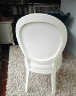 Sedia ovale in legno