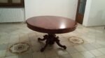Tavolo tondo allungabile in Noce