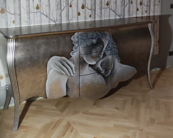 Credenza dipinta Canova