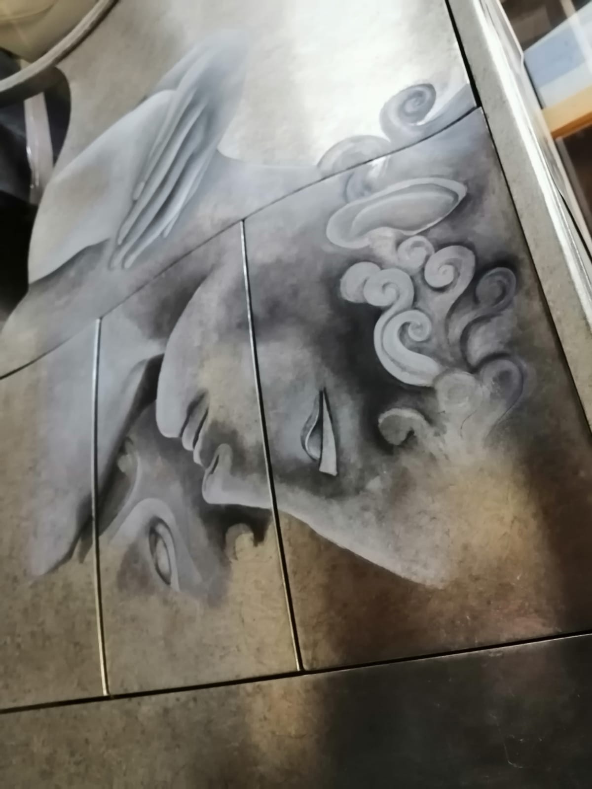 Credenza dipinta Canova Credenza dipinta Canova