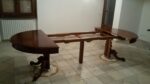 Tavolo tondo allungabile in Noce