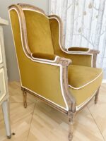 Poltrona Bergère in velluto