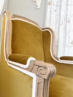 Poltrona Bergère in velluto