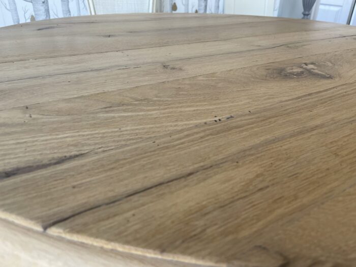 Tavolo Tondo in Rovere Vecchio Diam.110