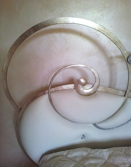 table Letto matrimoniale in ferro battuto
