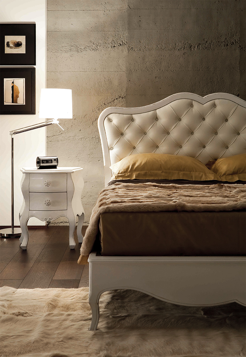 bed Letto a cuore capitonnè